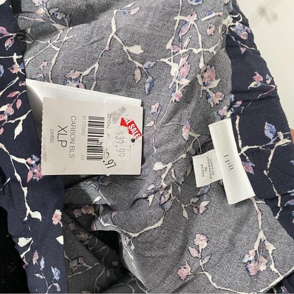 NWT J. Jill Floral Midi Length Skirt - Picture 5 of 6